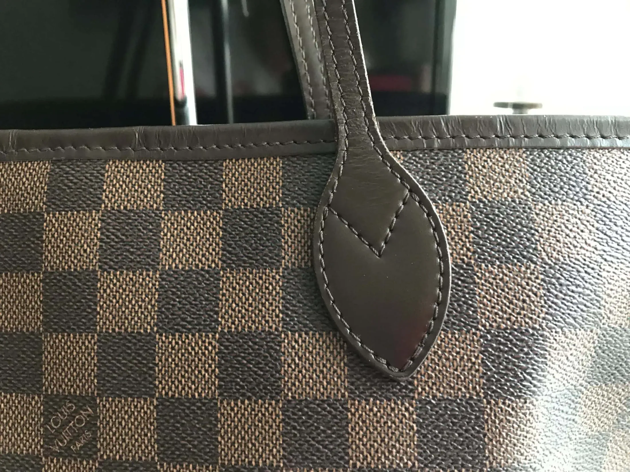 Neverfull MM Damier Ebene Tote Handbag — image 5