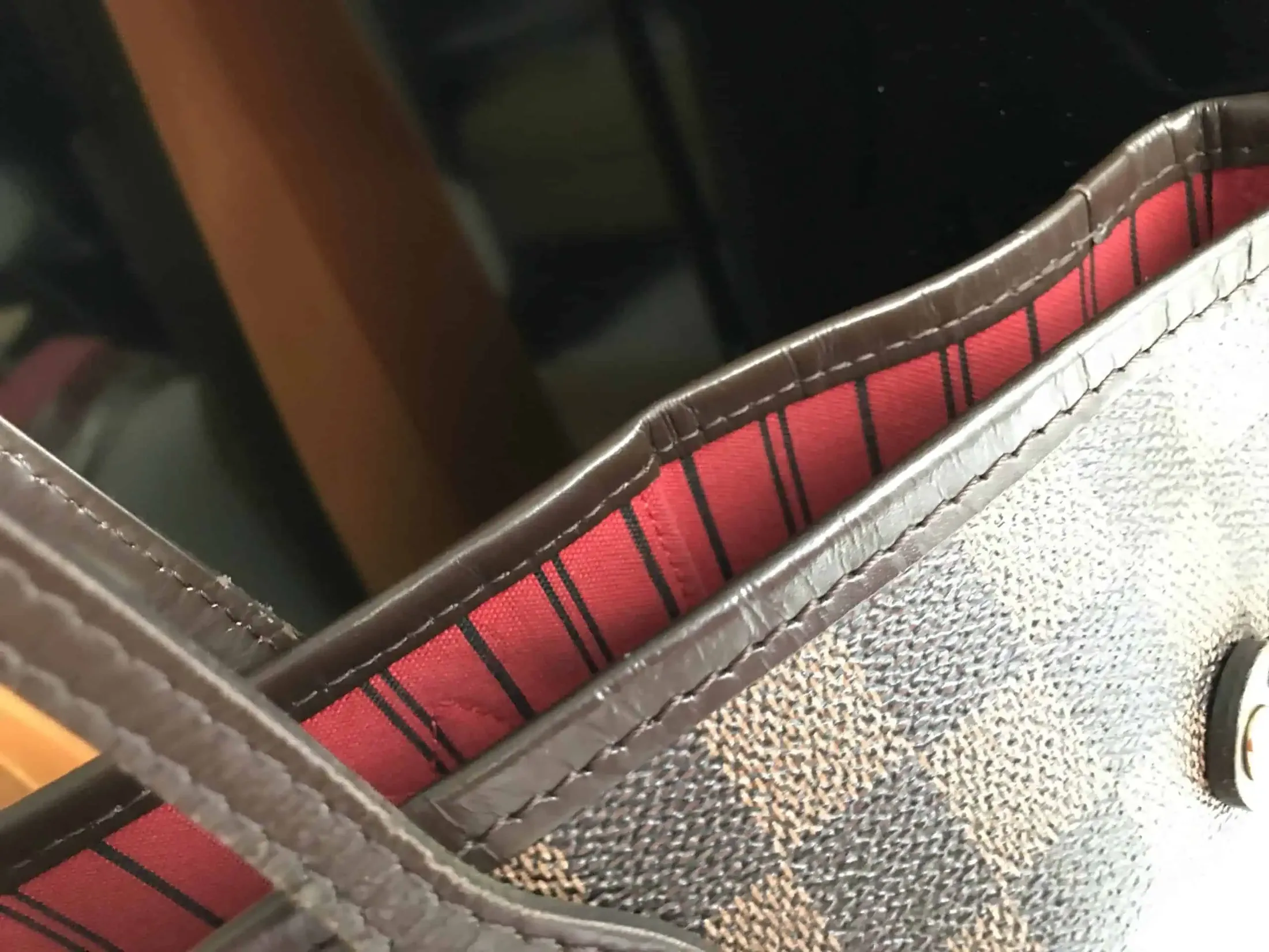Neverfull MM Damier Ebene Tote Handbag — image 8