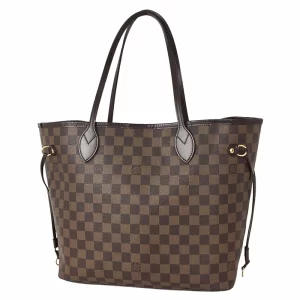 Neverfull MM Damier Ebene Tote Handbag