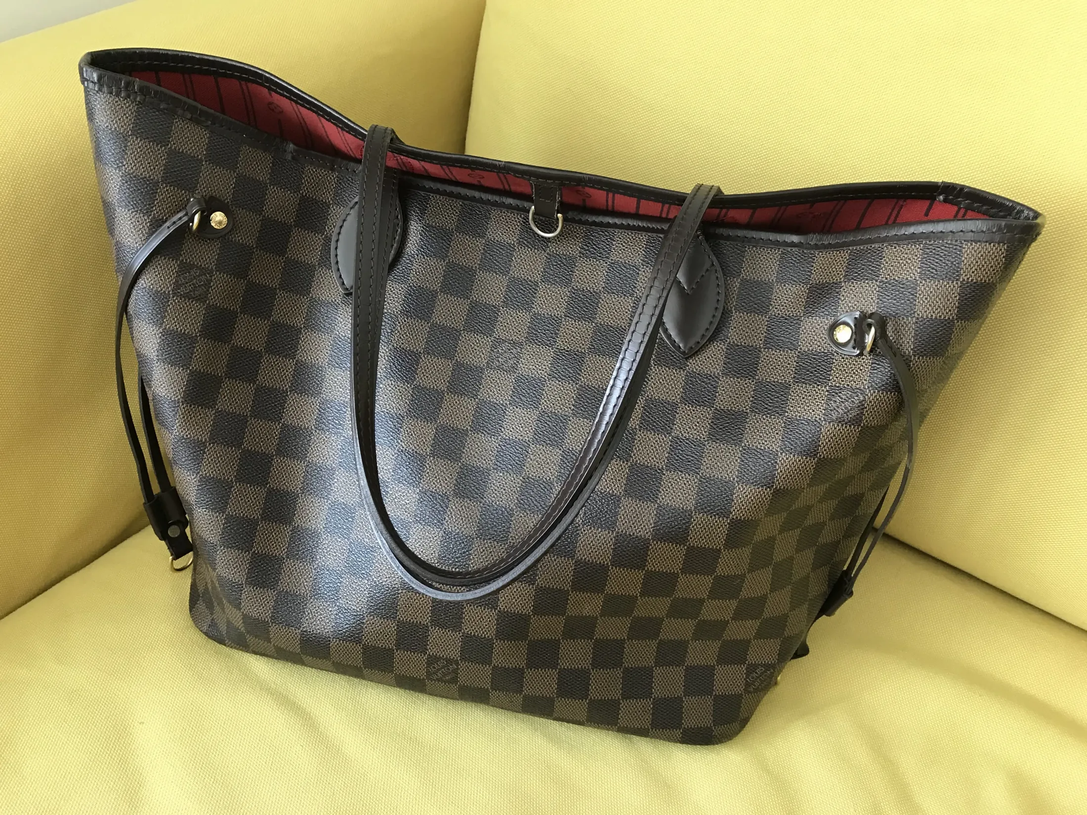 Neverfull MM Damier Ebene Tote Handbag — image 2