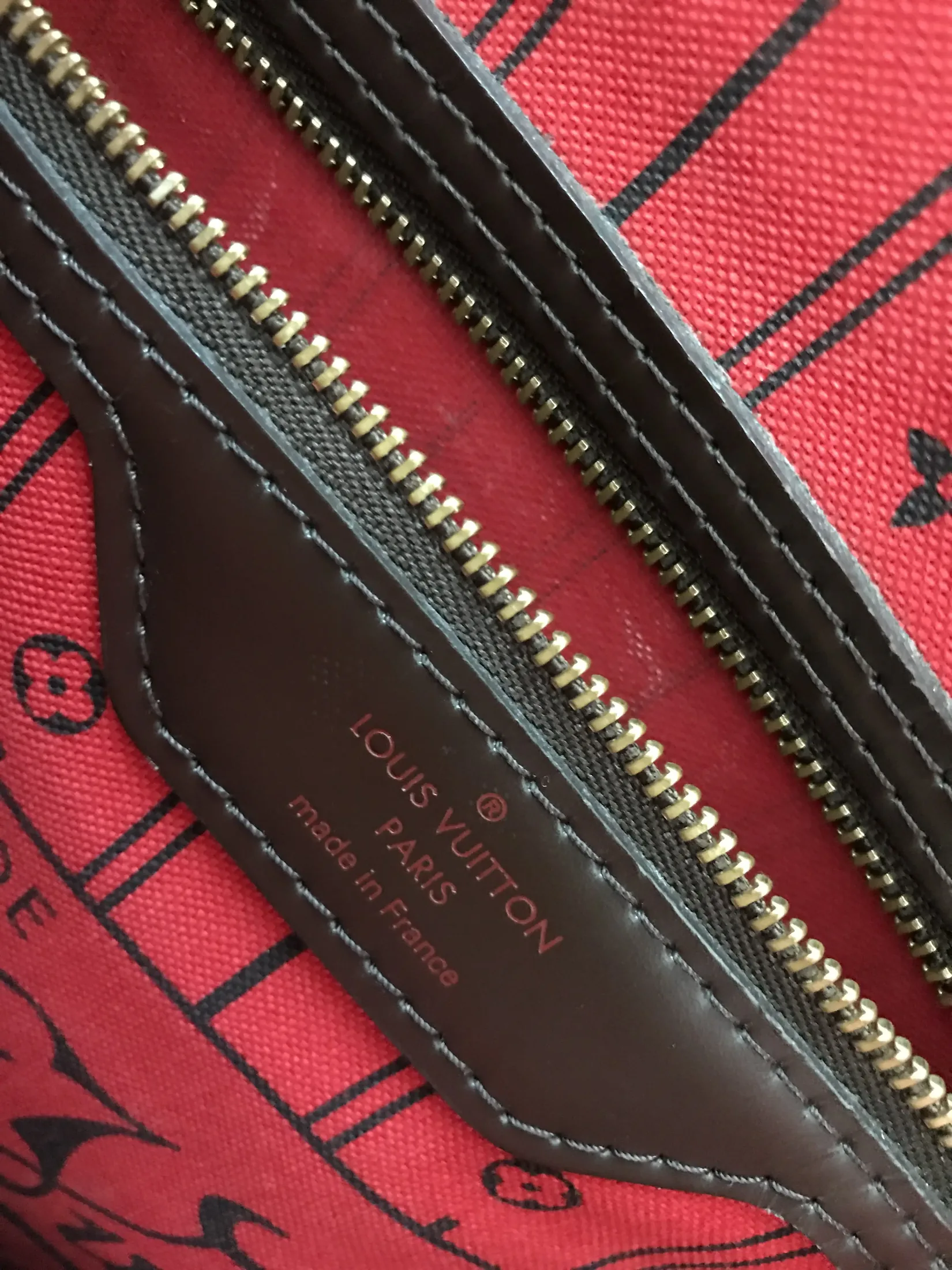 Neverfull MM Damier Ebene Tote Handbag — image 7