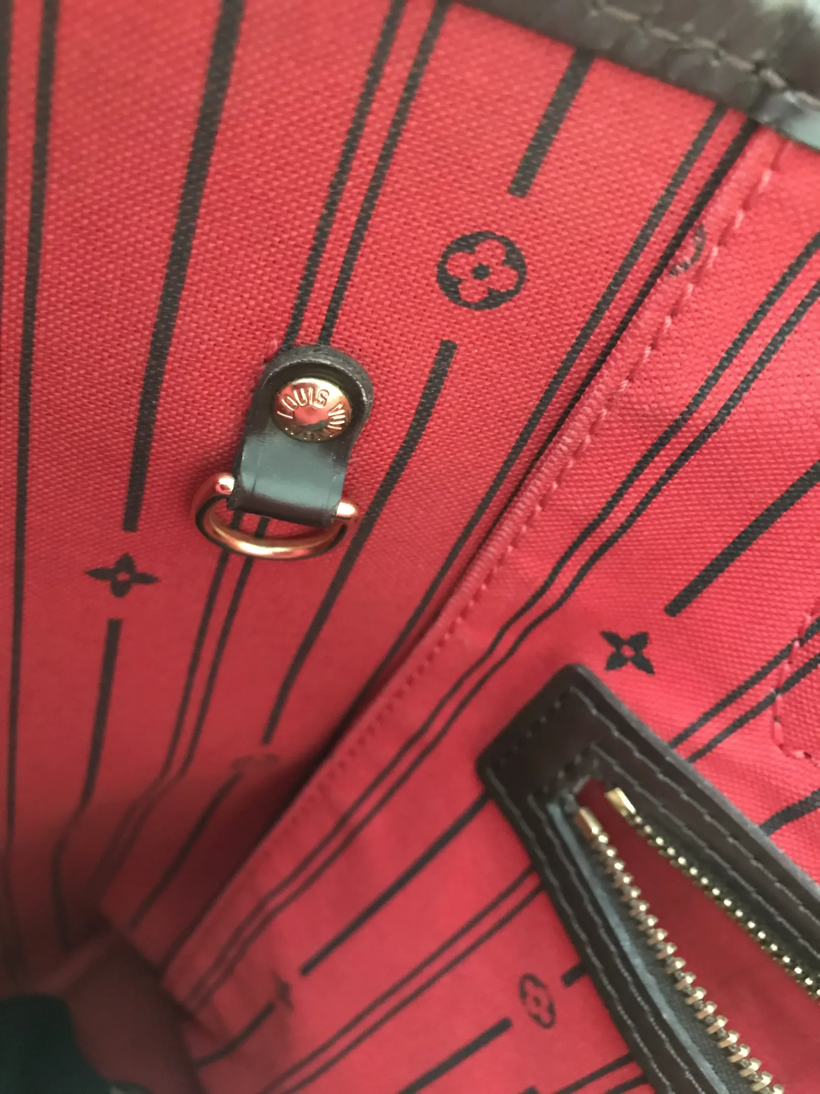 Neverfull MM Damier Ebene Tote Handbag — image 8