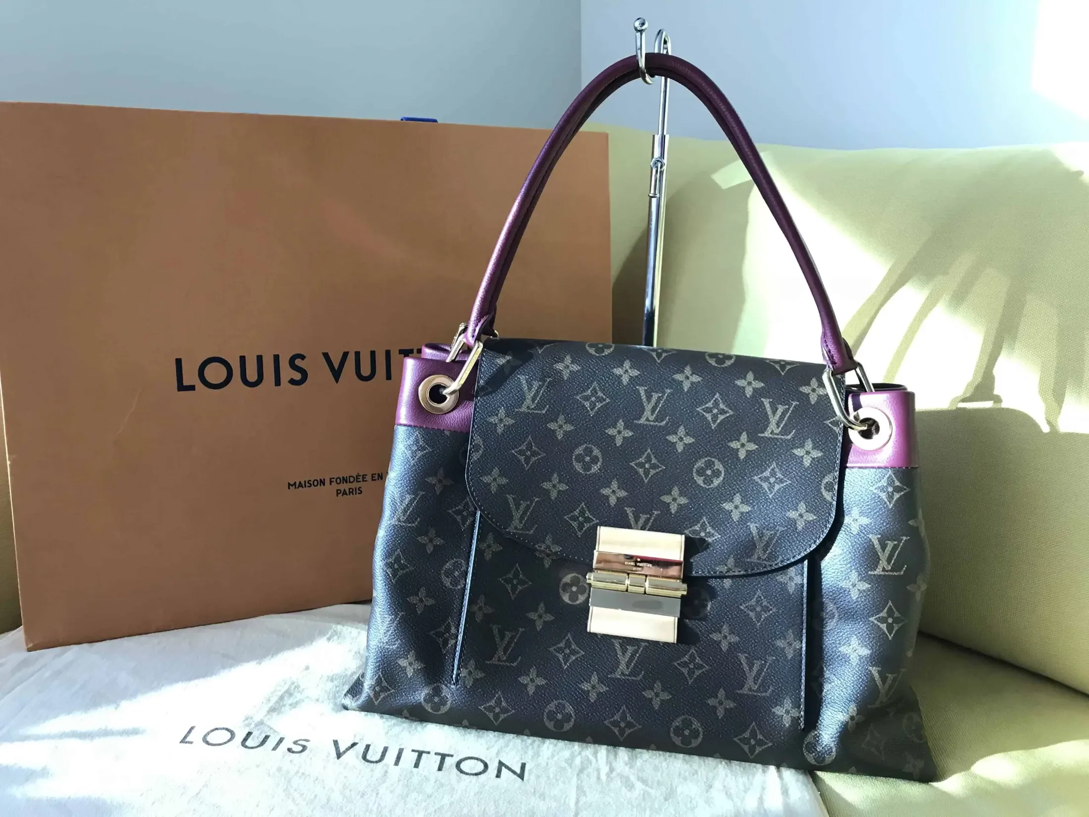 Louis Vuitton Olympe Aurore Plumped Monogram Handbag