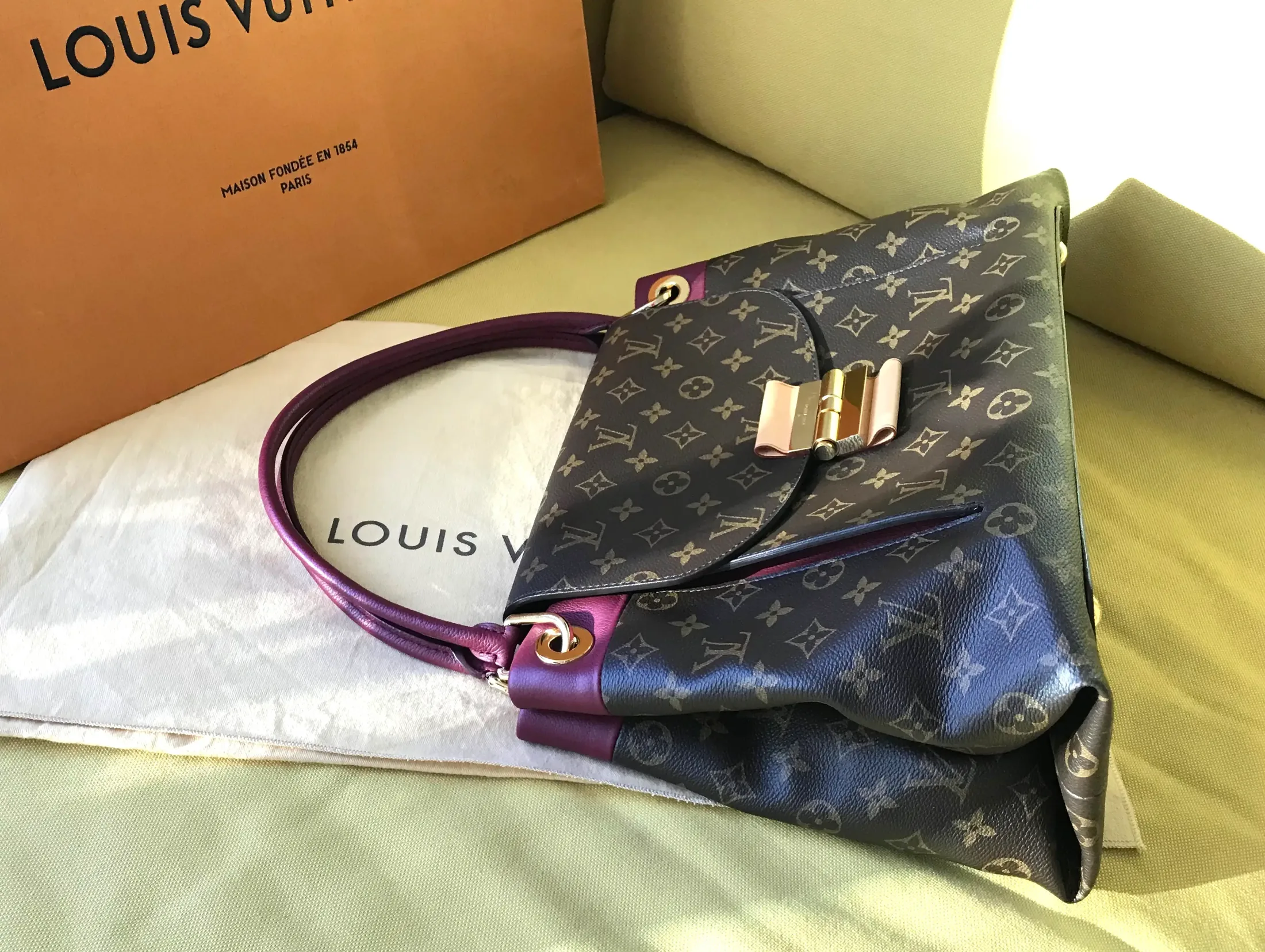 Louis Vuitton Olympe Aurore Plumped Monogram Handbag — image 7