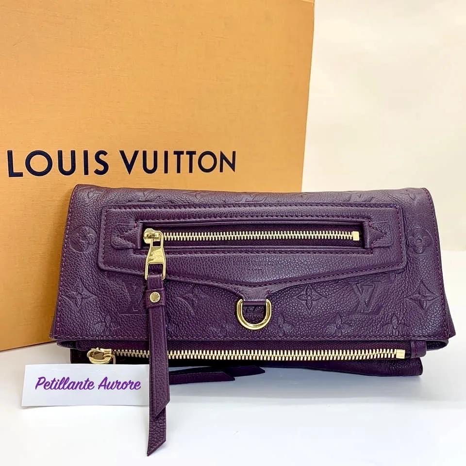 Petillante Aurore Monogram Empreinte Leather Clutch
