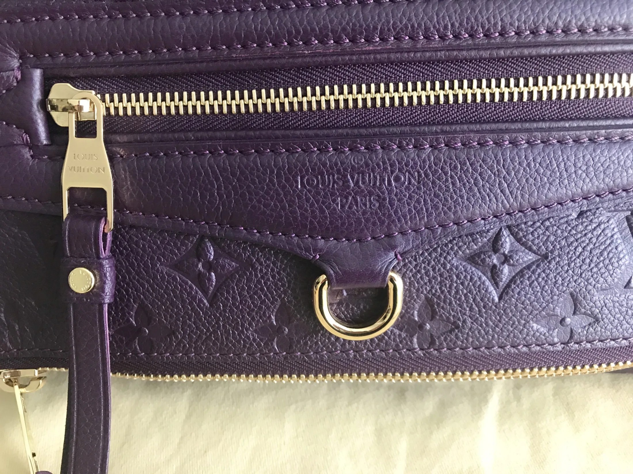 Petillante Aurore Monogram Empreinte Leather Clutch — image 6