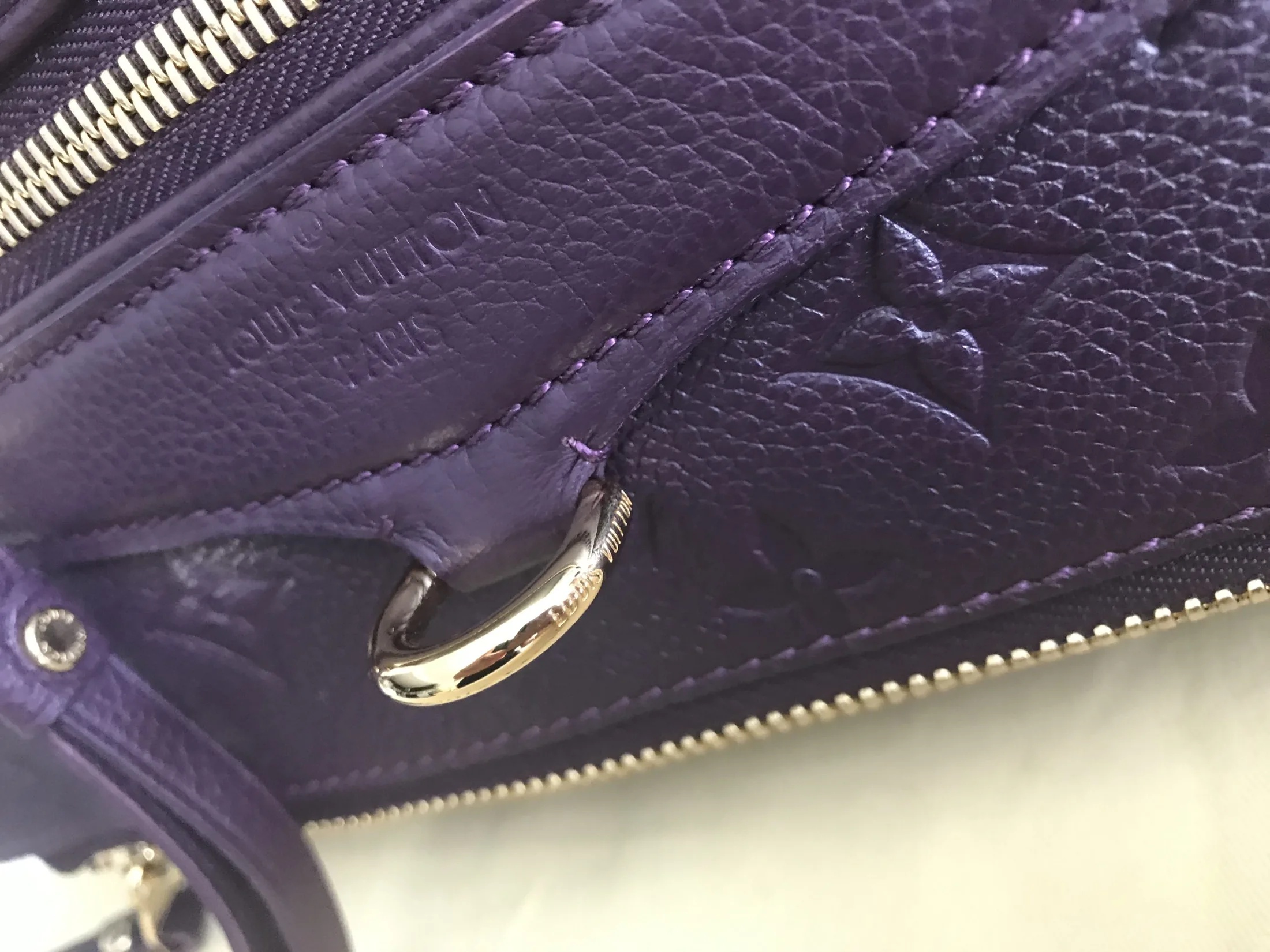 Petillante Aurore Monogram Empreinte Leather Clutch — image 12