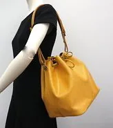 Louis Vuitton Petit Noe Yellow Epi Bucket Bag — image 3