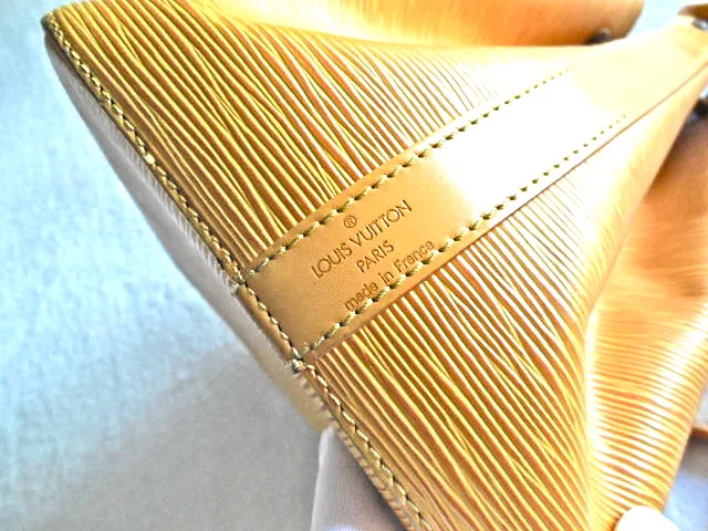 Louis Vuitton Petit Noe Yellow Epi Bucket Bag — image 4