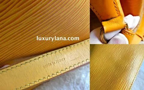 Louis Vuitton Petit Noe Yellow Epi Bucket Bag — image 7
