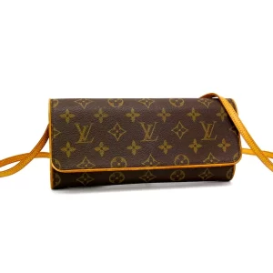 Monogram Pochette Twin GM Clutch