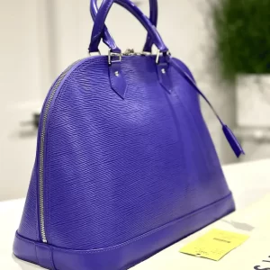 Purple Figue Alma GM Epi Leather Handbag