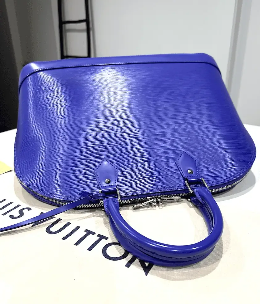 Purple Figue Alma GM Epi Leather Handbag — image 4