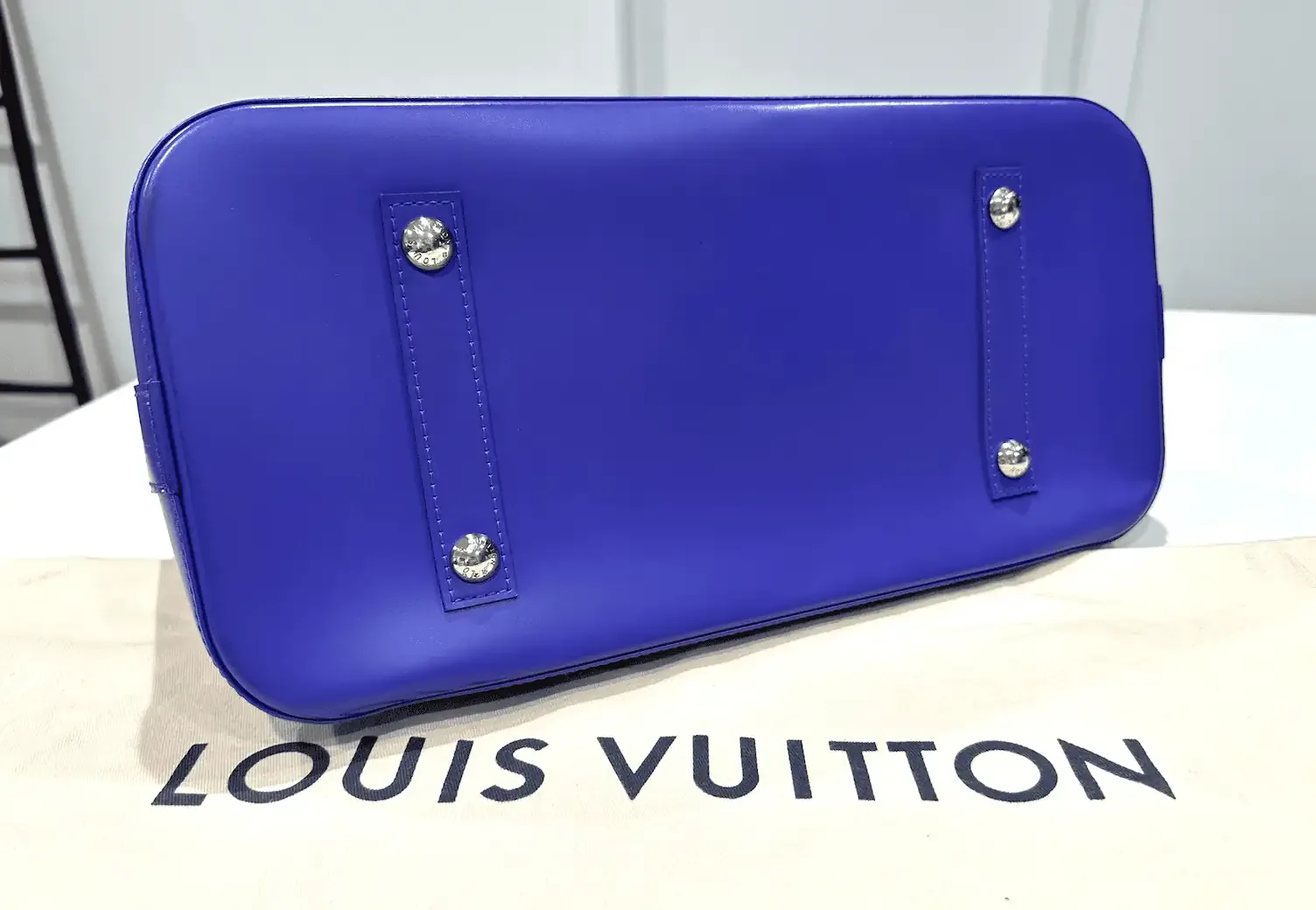 Purple Figue Alma GM Epi Leather Handbag — image 9