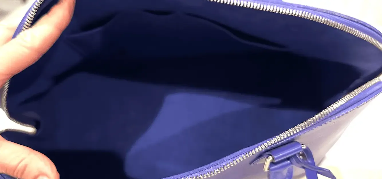 Purple Figue Alma GM Epi Leather Handbag — image 10