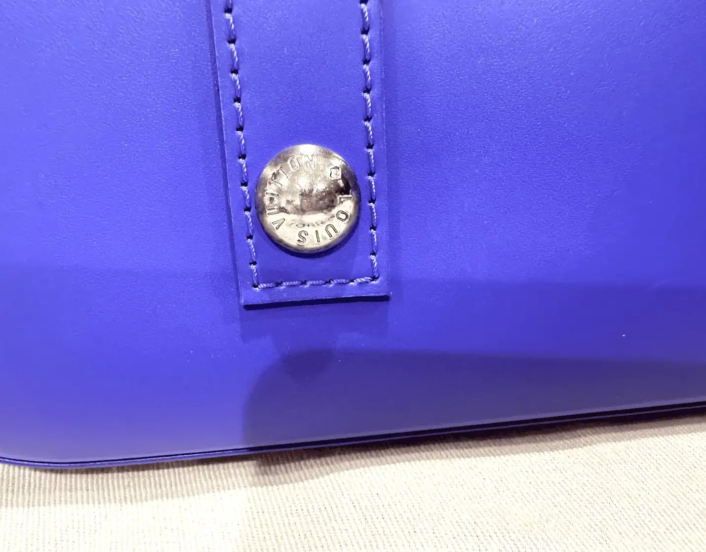Purple Figue Alma GM Epi Leather Handbag — image 11