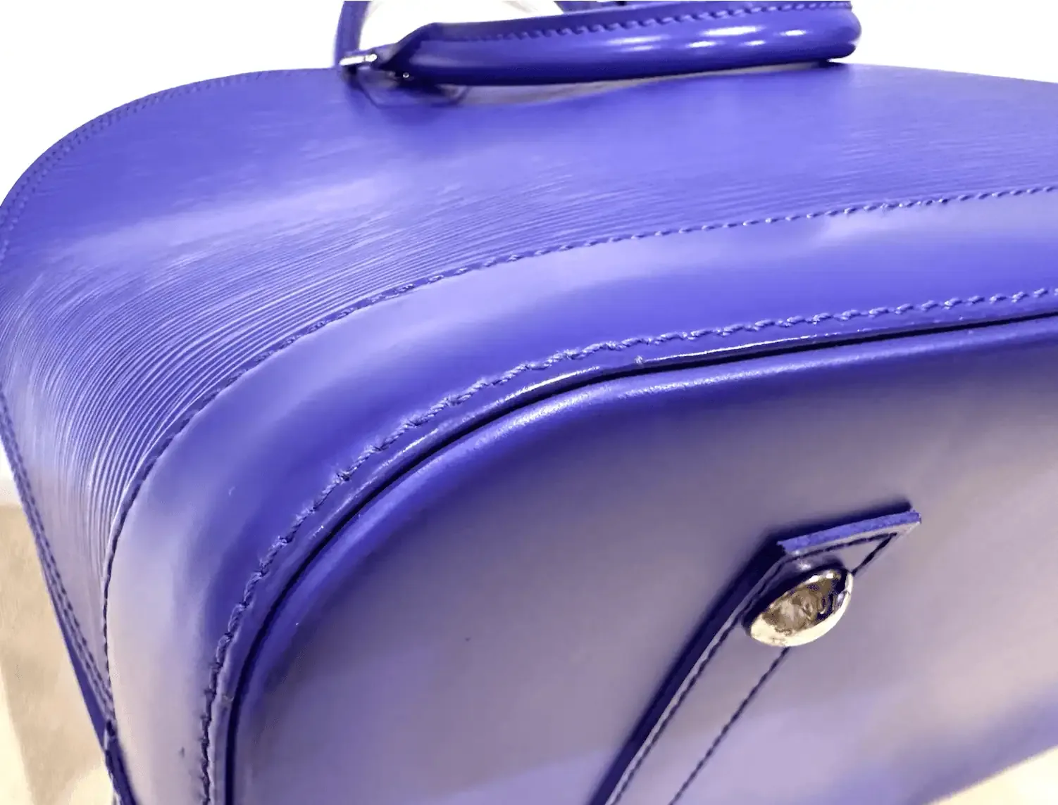 Purple Figue Alma GM Epi Leather Handbag — image 12