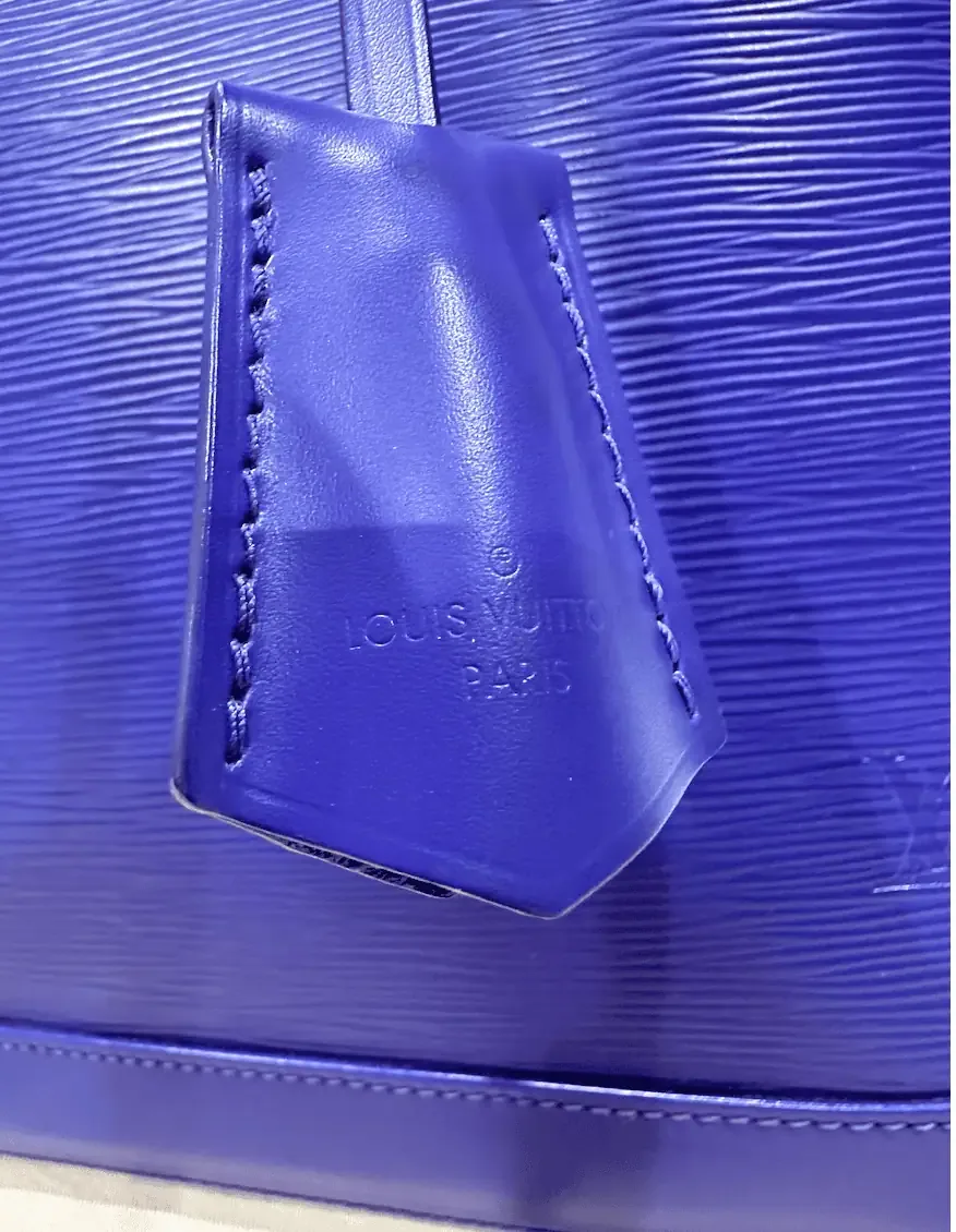Purple Figue Alma GM Epi Leather Handbag — image 13