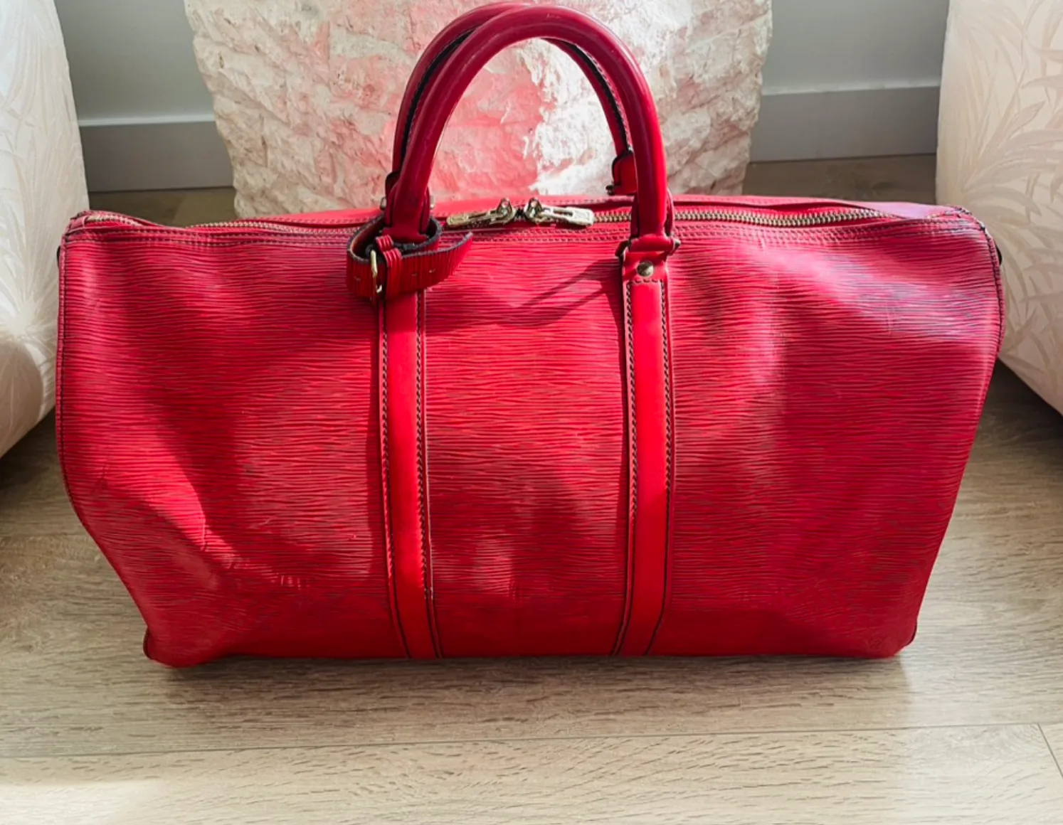 Red Epi Keepall 50 Duffel Bag — image 2