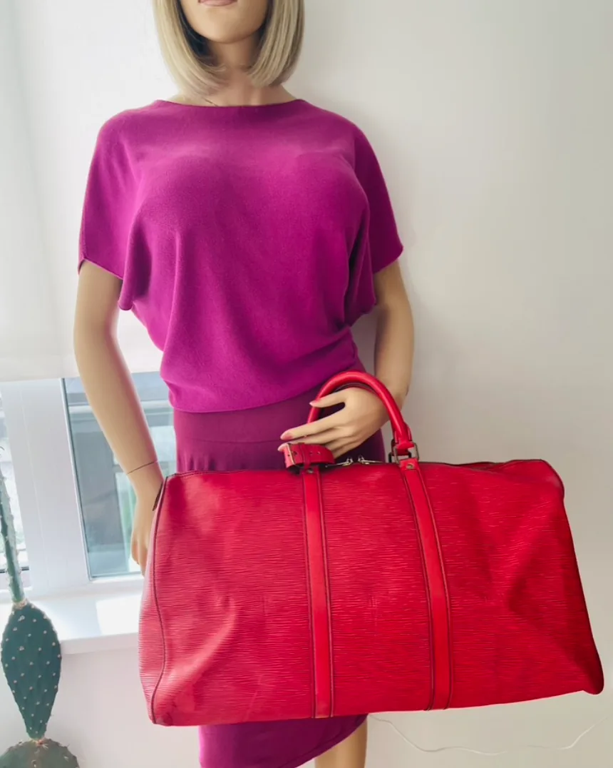 Red Epi Keepall 50 Duffel Bag — image 5