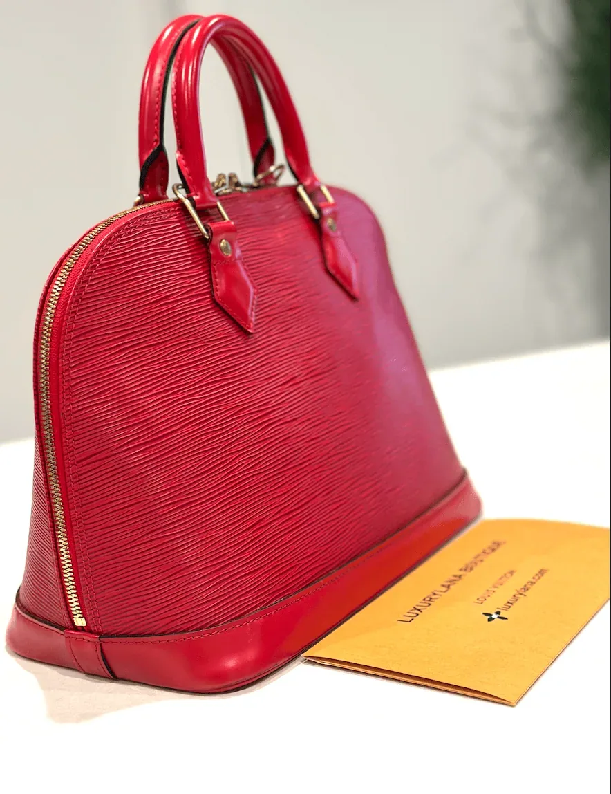 Red Epi Leather Alma PM — image 2