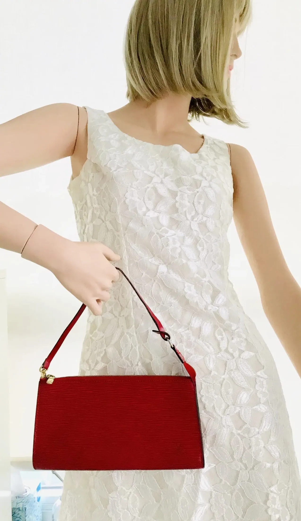 Red Epi Leather Pochette Handbag — image 3
