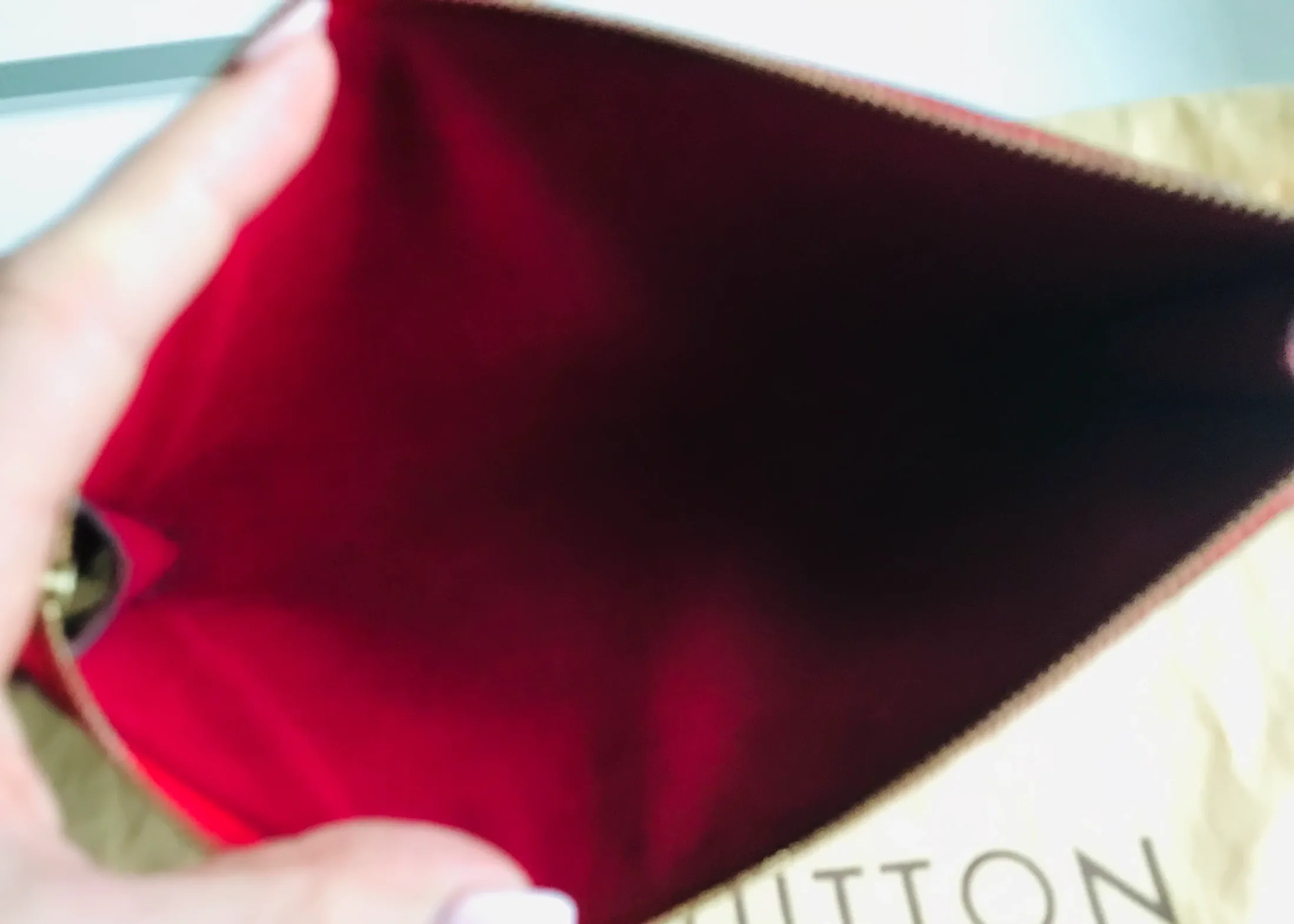 Red Epi Leather Pochette Handbag — image 14