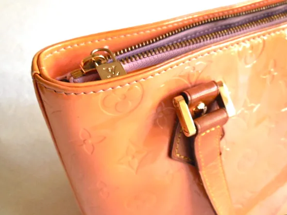 Louis Vuitton Rose Monogram Vernis Houston Handbag — image 5
