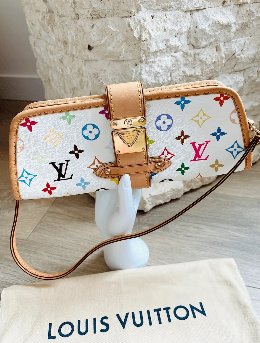 Shirley White Multicolour Clutch — image 3
