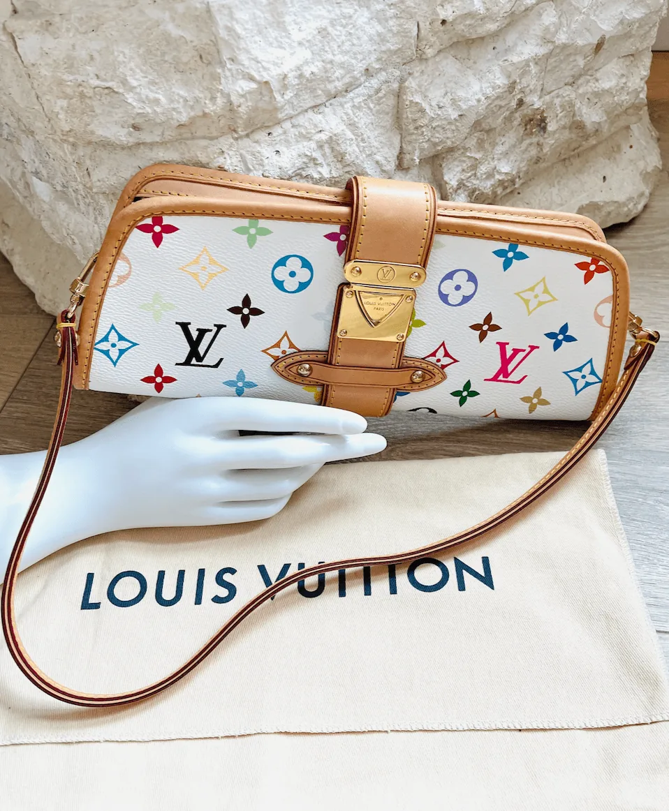 Shirley White Multicolour Clutch — image 5
