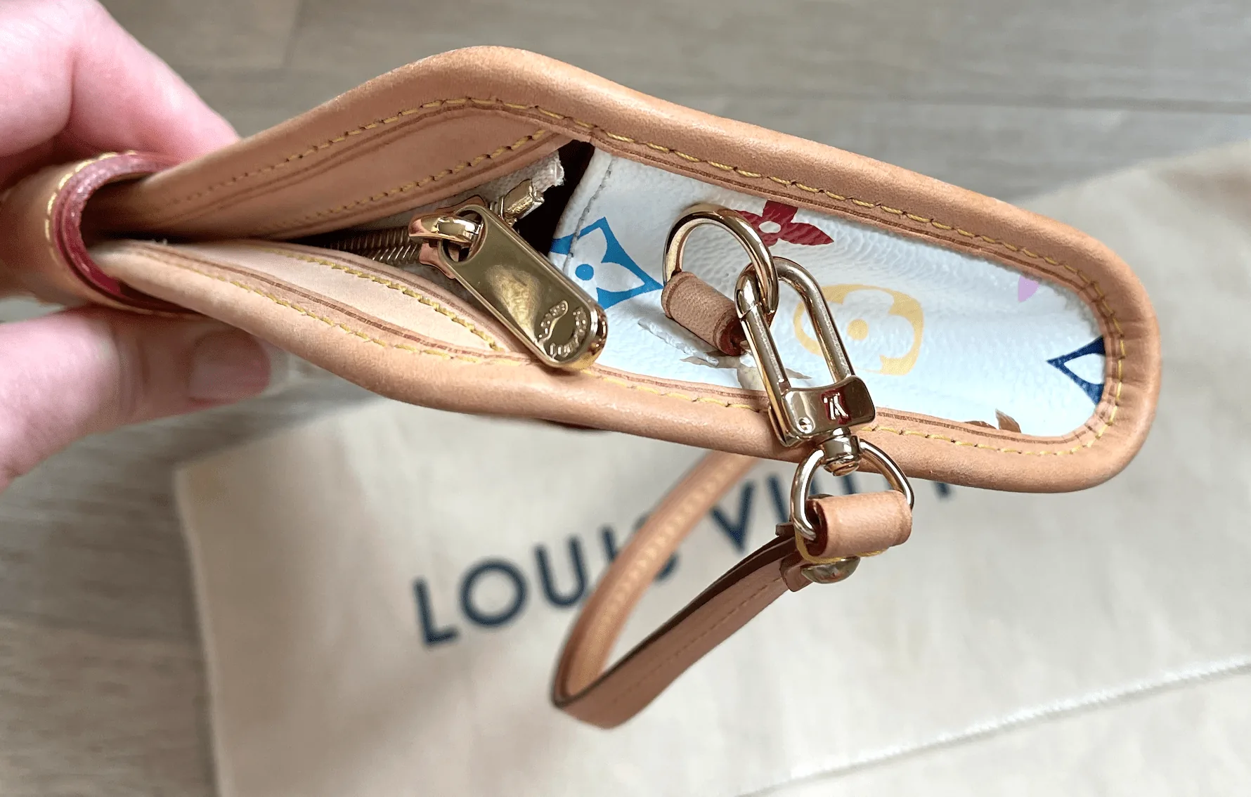 Shirley White Multicolour Clutch — image 10