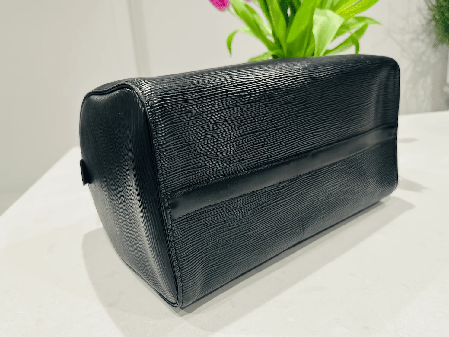 Speedy 30 Black Epi Leather Handbag — image 12