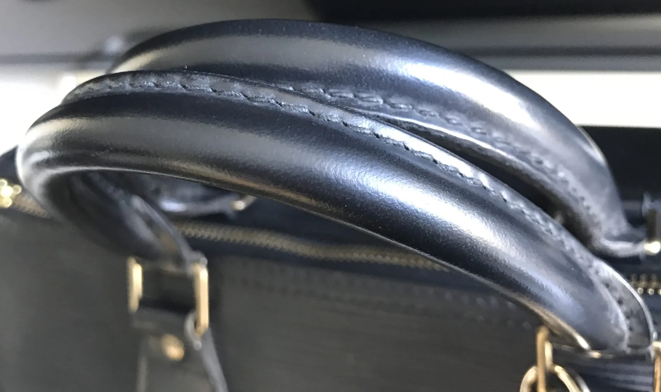 Speedy 30 Black Epi Leather Handbag — image 16