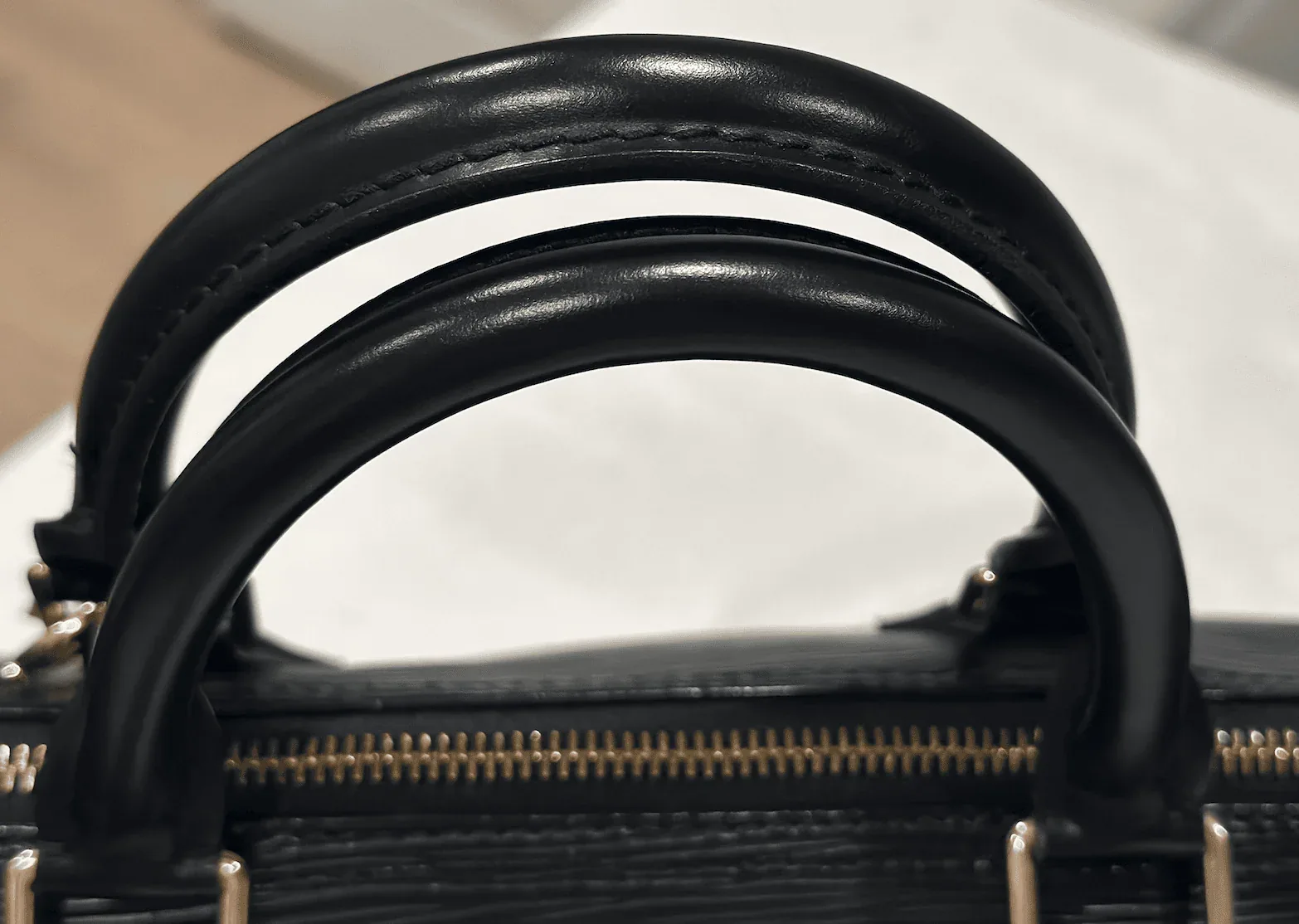 Speedy 30 Black Epi Leather Handbag — image 25