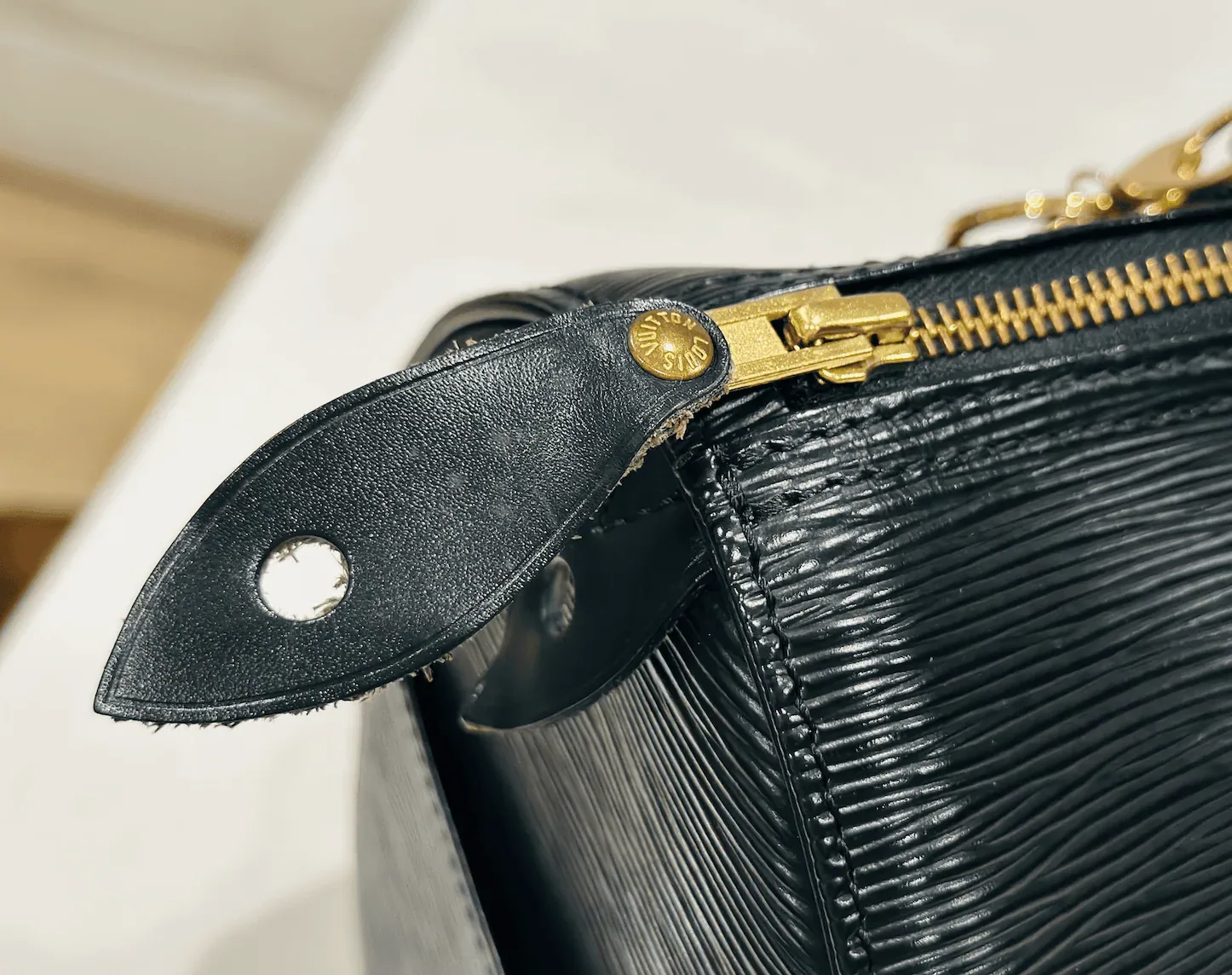Speedy 30 Black Epi Leather Handbag — image 26