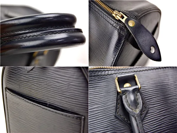 Speedy 25 Black Epi Leather Handbag — image 4