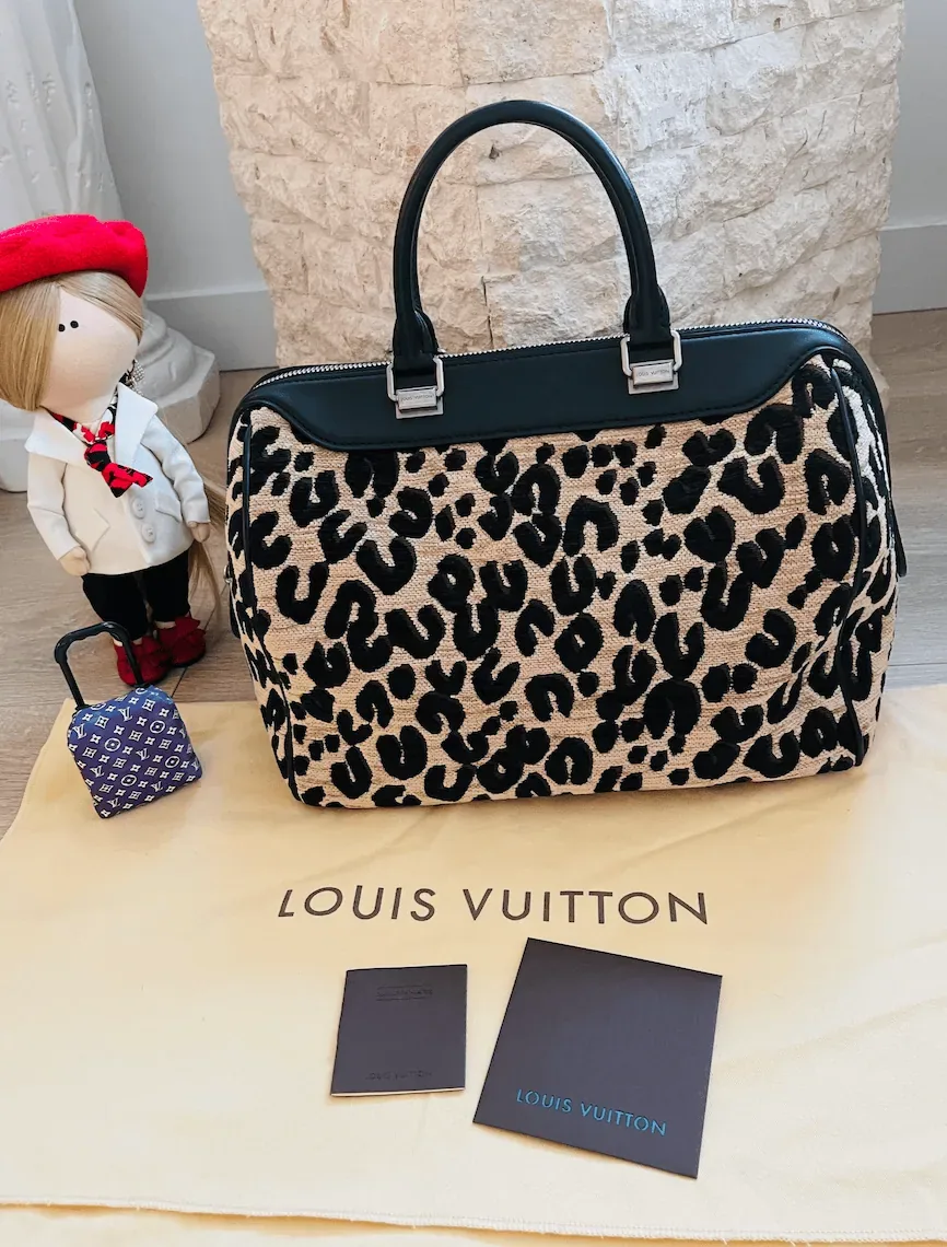 Stephen Sprouse Leopard Speedy 30 Satchel Bag — image 9