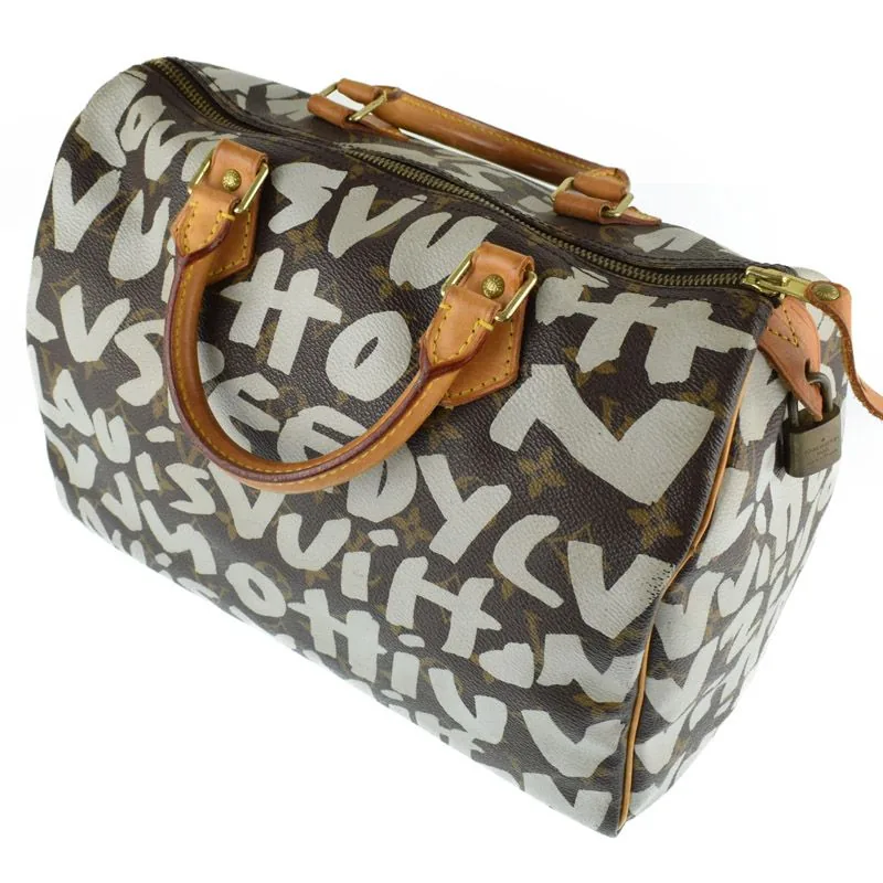 Louis Vuitton Stephen Sprouse Monogram Graffiti Speedy 30 Handbag — image 3