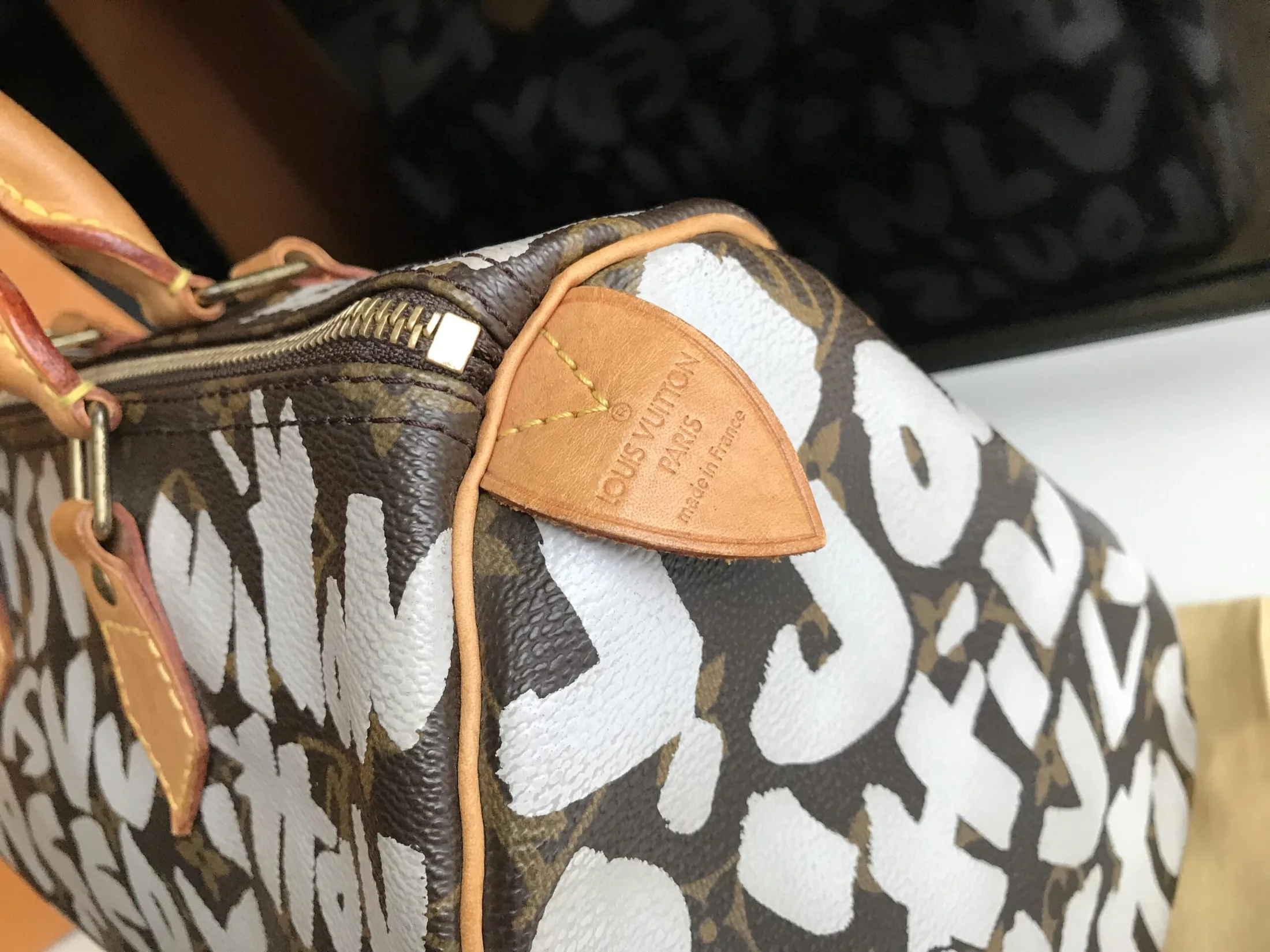 Louis Vuitton Stephen Sprouse Monogram Graffiti Speedy 30 Handbag — image 6