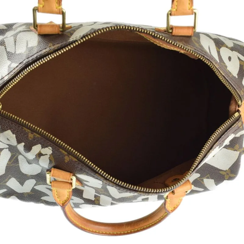 Louis Vuitton Stephen Sprouse Monogram Graffiti Speedy 30 Handbag — image 9