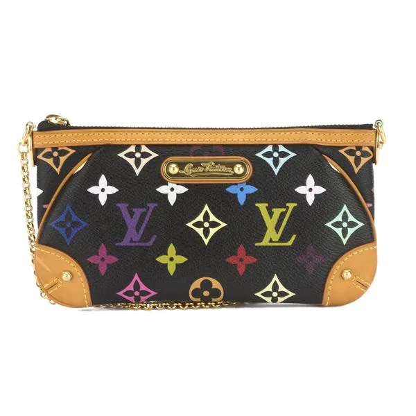 Takashi Murakami Black Multicolour Milla MM Pochette