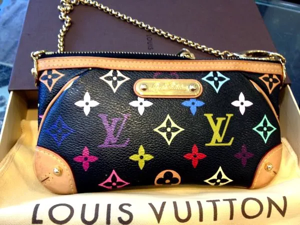Takashi Murakami Black Multicolour Milla MM Pochette — image 3