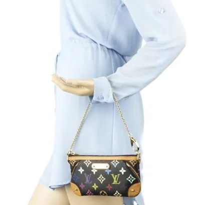 Takashi Murakami Black Multicolour Milla MM Pochette — image 4