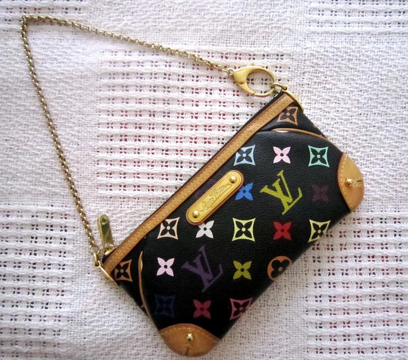 Takashi Murakami Black Multicolour Milla MM Pochette — image 5
