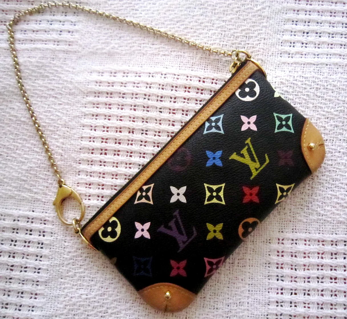 Takashi Murakami Black Multicolour Milla MM Pochette — image 6
