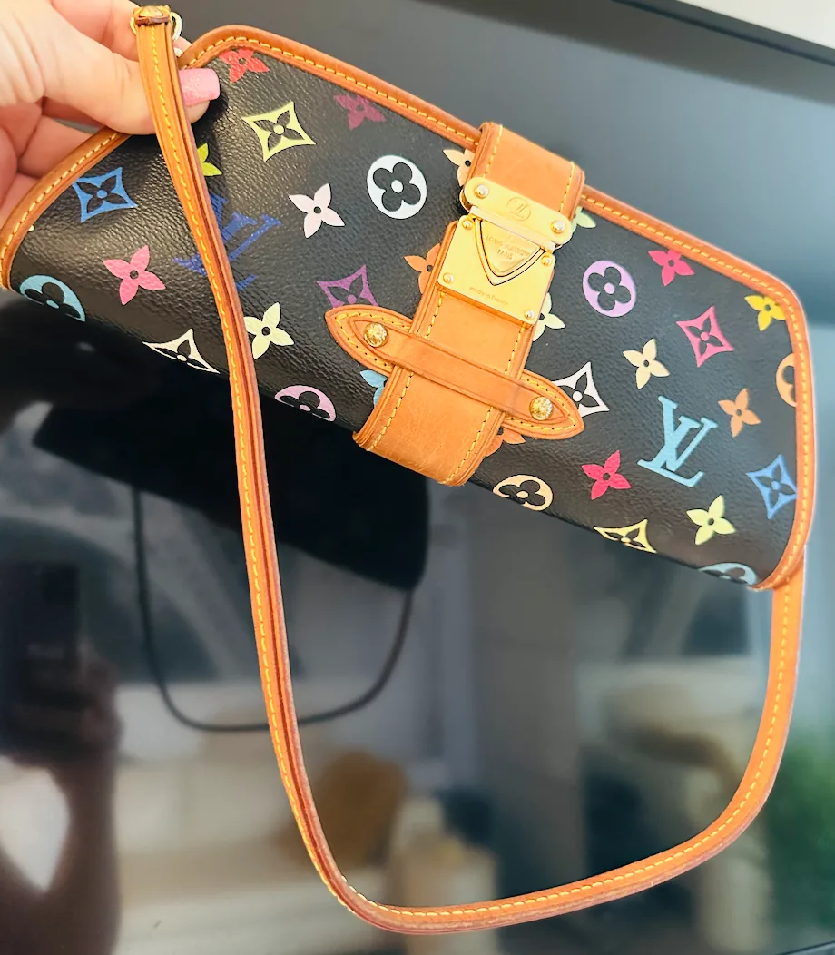 Takashi Murakami Black Multicolor Shirley Clutch — image 2