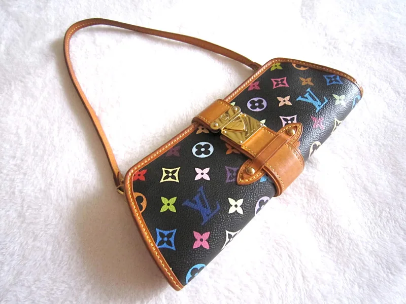 Takashi Murakami Black Multicolor Shirley Clutch — image 5