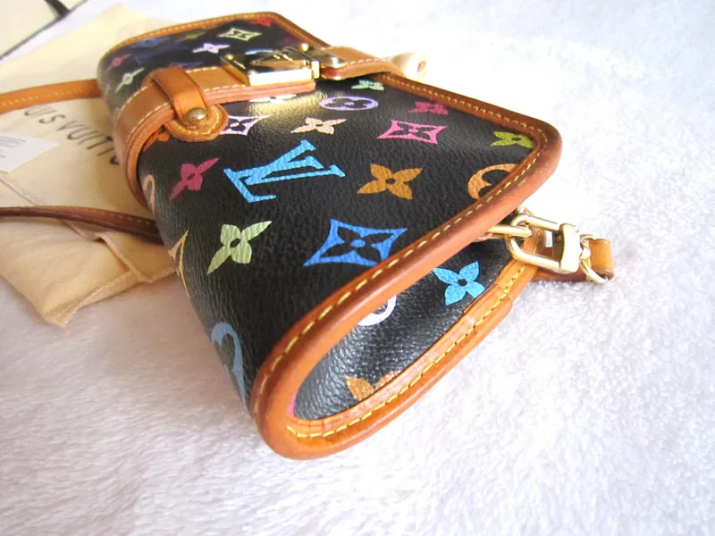 Takashi Murakami Black Multicolor Shirley Clutch — image 6
