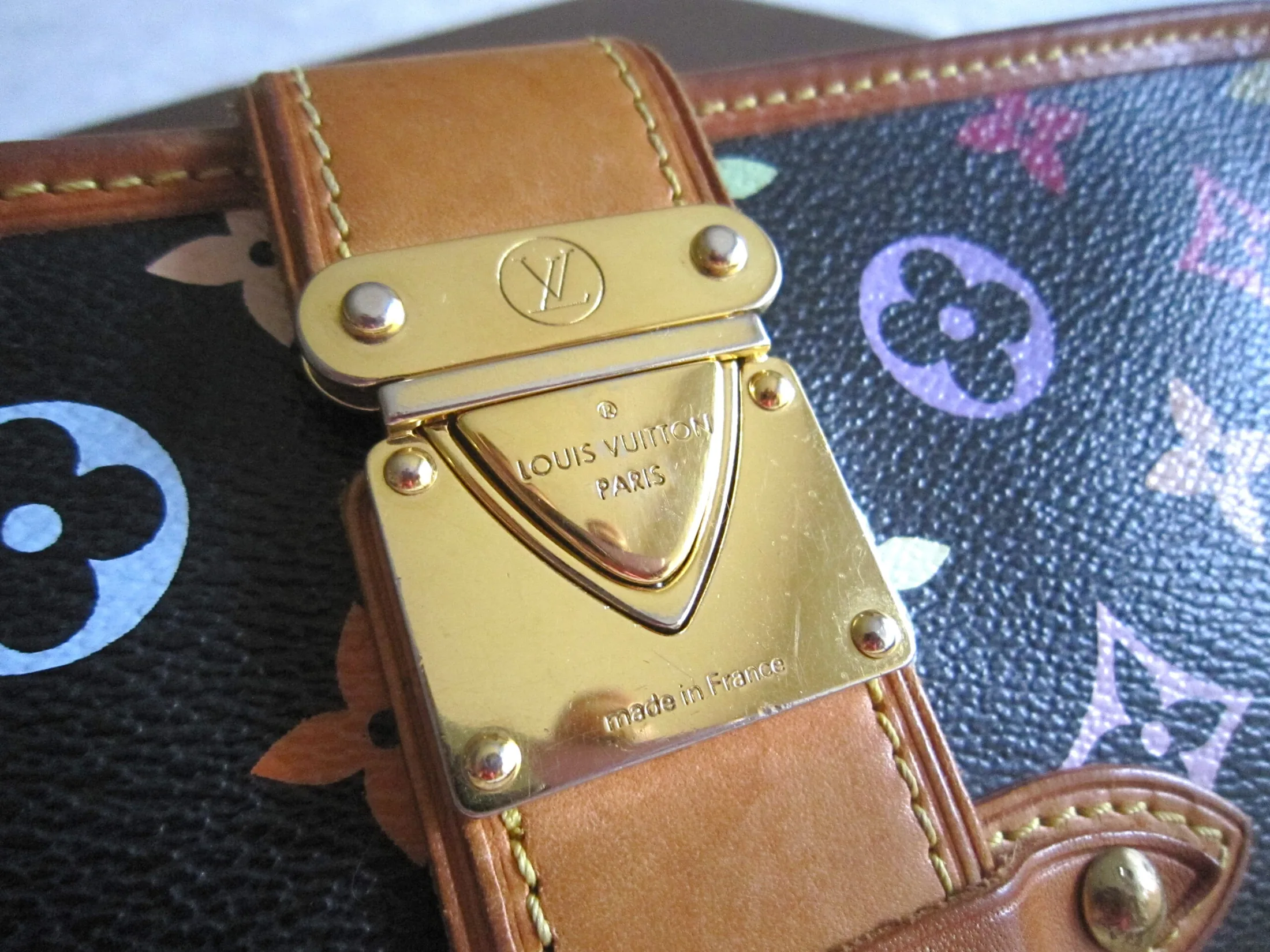 Takashi Murakami Black Multicolor Shirley Clutch — image 7