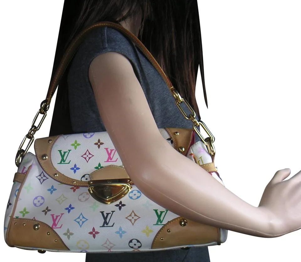 Takashi Murakami White Multicolor Beverly MM Handbag — image 7